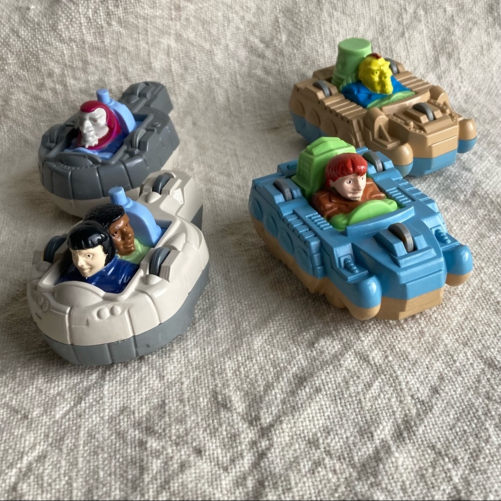 🍄 4/$24 Collectible 1990s Captain Planet Flip Cars Burger King Kids Club